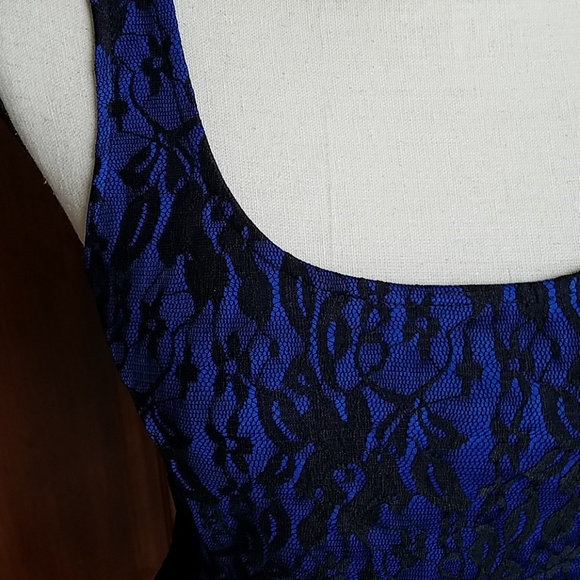 EXPRESS BLUE BLACK TANK TOP ZIP UP SMALL NWT - Picture 3 of 7